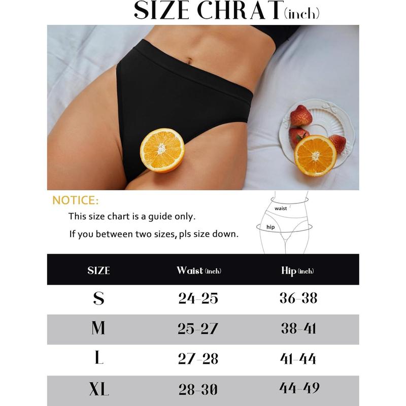 Womens Underwear Breathable Seamless Thongs 6 Pack Comfortable No Show High Waisted Thong Tangas Panties