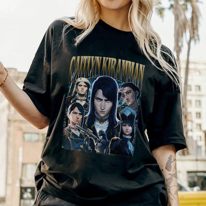 Arcane Movie Caitlyn Kiramman Shirt Gift For Fan Lovers Vintage Shirt Style Bootleg Rap