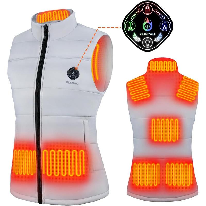 Women's Lightweight Heated Vest Smart Heating Vest-out, Heated Jackets Women, Battery Not Iluded
