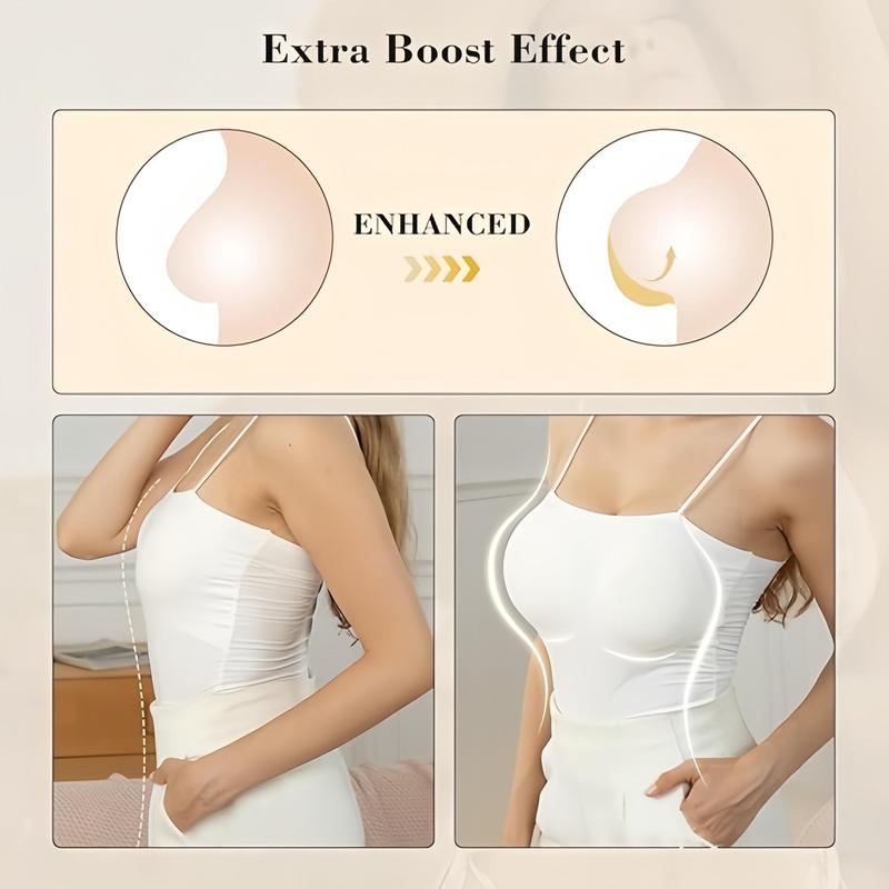 2024 Christmas: Double-Sided Sticky Bra Inserts Push Up Breast Enhancers Reusable Ultra Lift Padded Womenswear Accessories Comfort