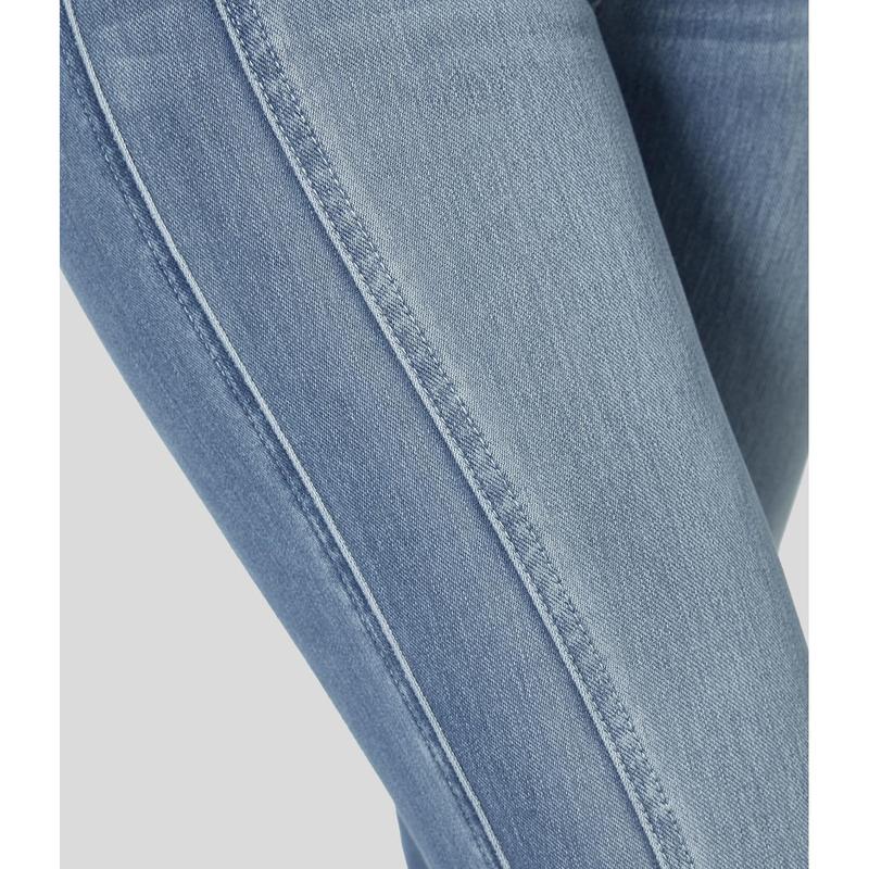 Halara HalaraMagic™ Mid Rise Button Zipper Multiple Pockets Stretchy Knit Casual Skinny Jeans
