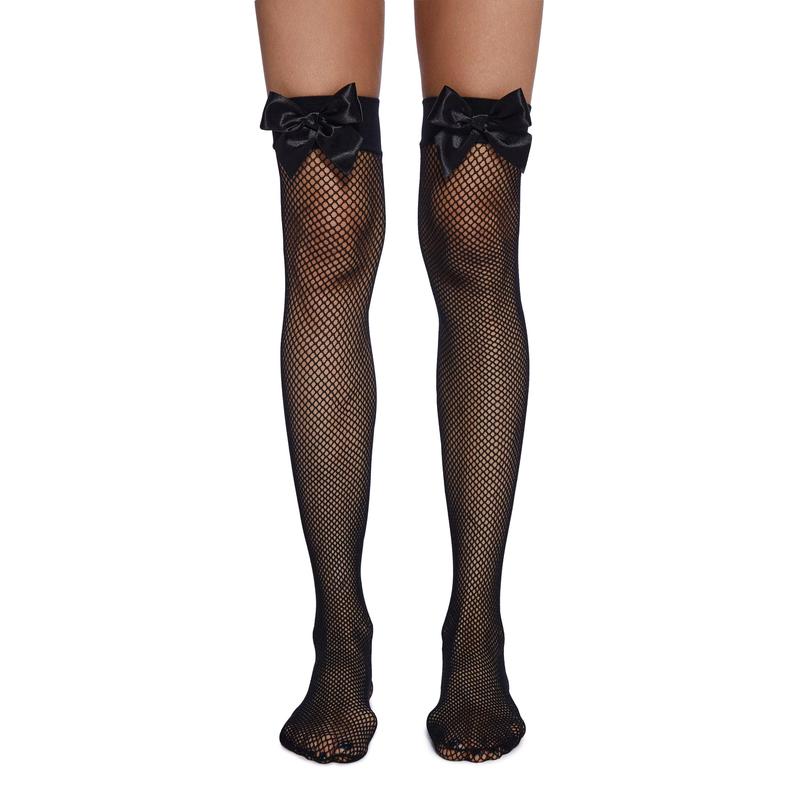 Runway Model Thigh Highs - Black