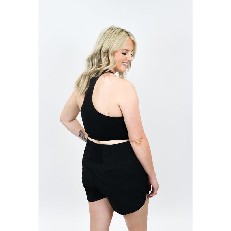 Brynn Racerback Crew Neck Bralette