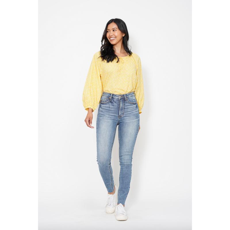 Judy Blue Tummy Control Shield Pocket Skinny Jeans