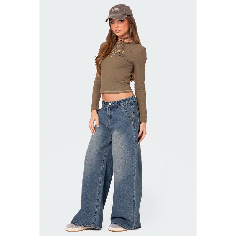 Super Baggy Wide Leg Jeans