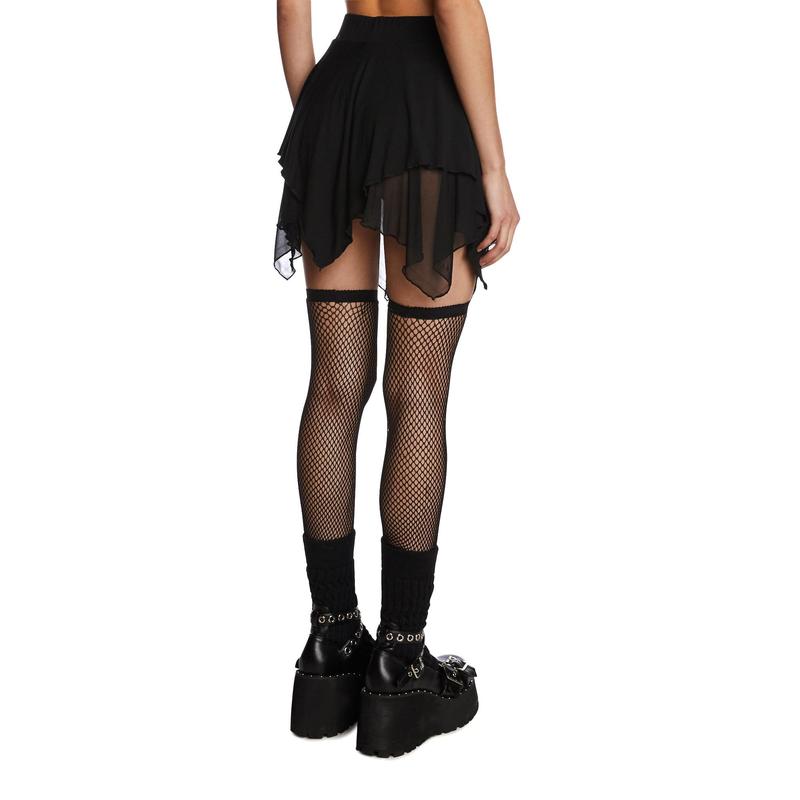 Wait For The Blackout Mini Skirt