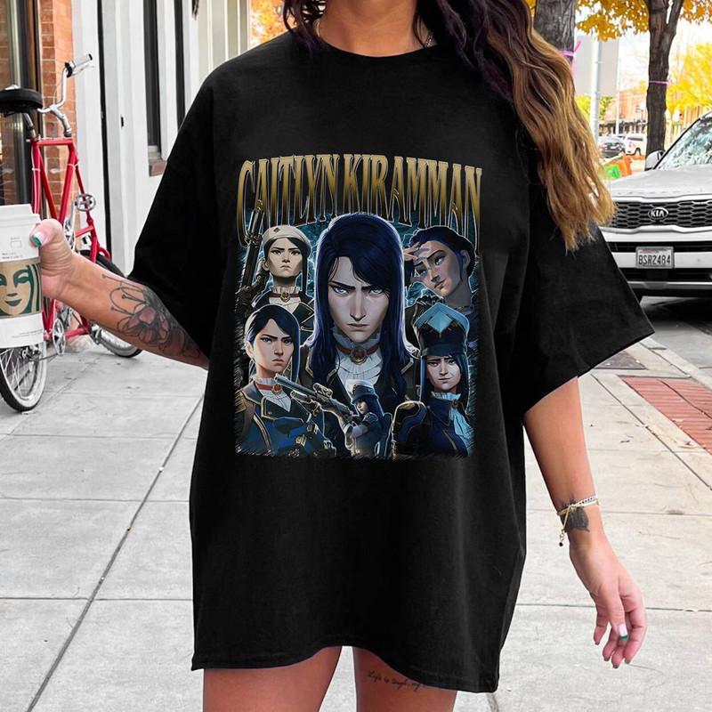Arcane Movie Caitlyn Kiramman Shirt Gift For Fan Lovers Vintage Shirt Style Bootleg Rap