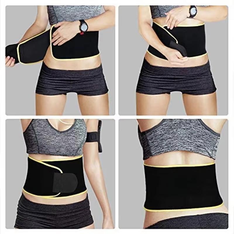 Sports Waist Trainer for Women, 1 Count Adjustable Velcro Waist Trimmers, Fitness Accessories for Home Gym Workout