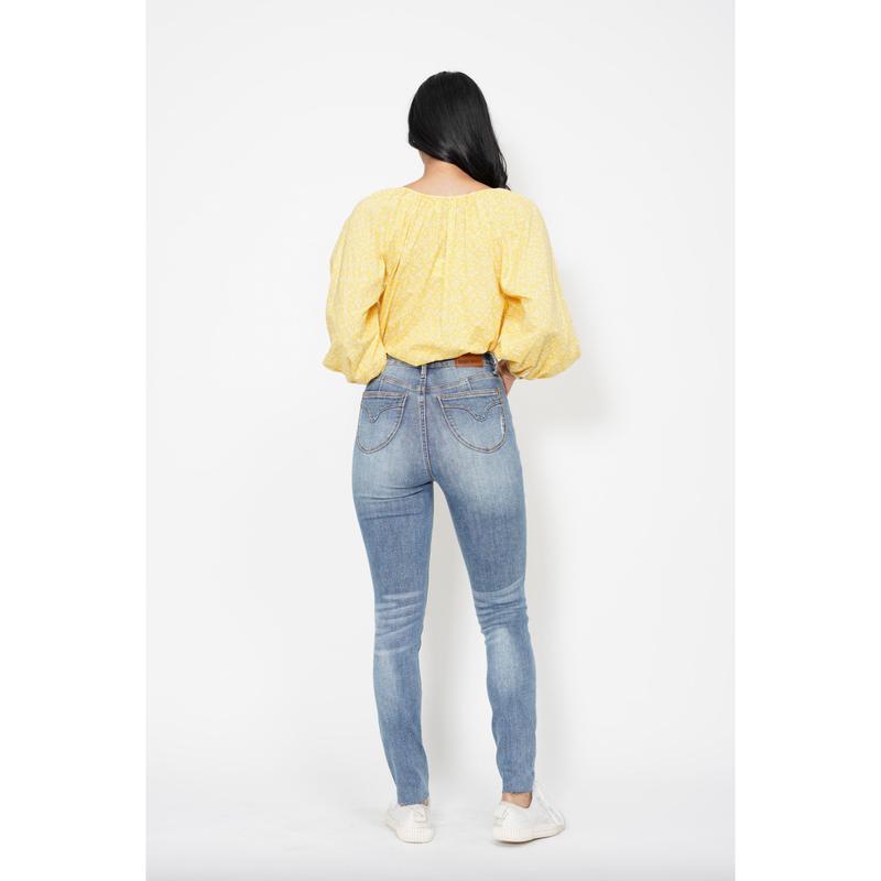 Judy Blue Tummy Control Shield Pocket Skinny Jeans