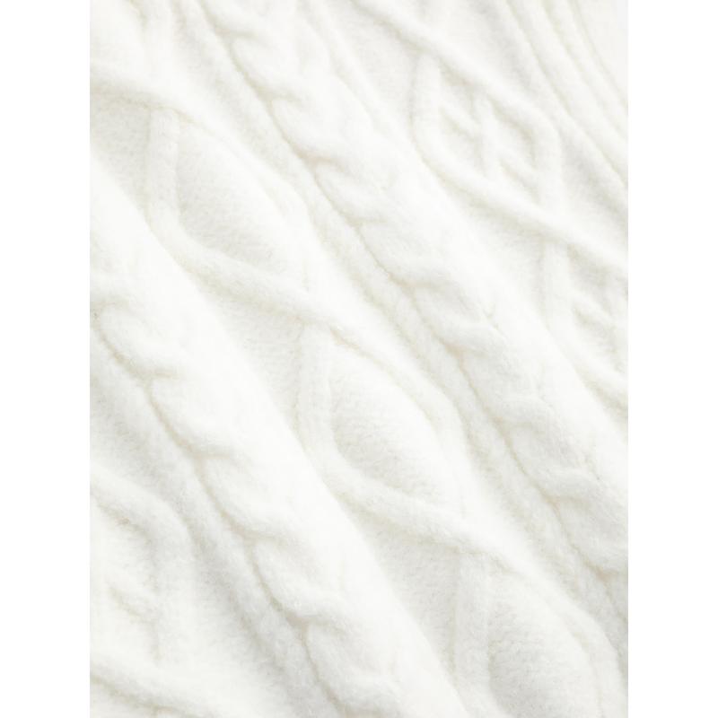 Cider [2 colors, size 2-26] Solid Cable Knit Vest