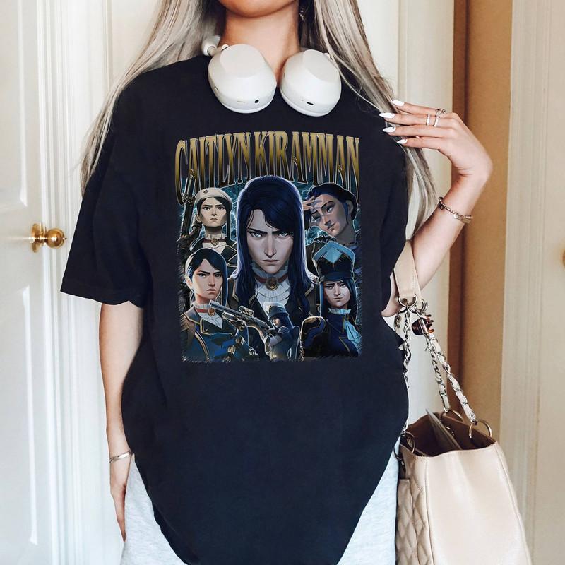 Arcane Movie Caitlyn Kiramman Shirt Gift For Fan Lovers Vintage Shirt Style Bootleg Rap