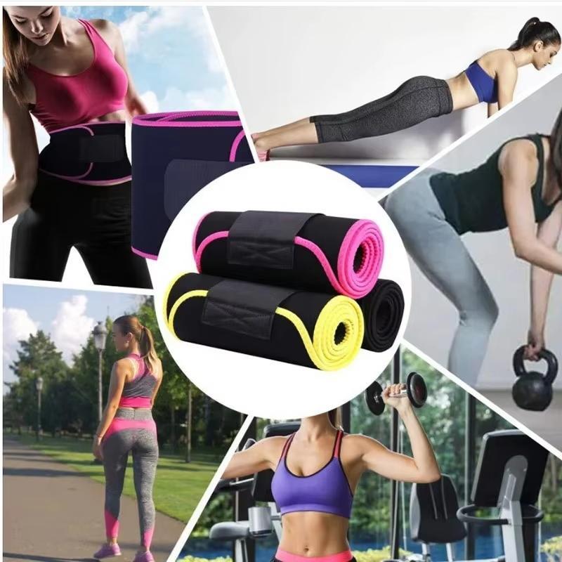 Sports Waist Trainer for Women, 1 Count Adjustable Velcro Waist Trimmers, Fitness Accessories for Home Gym Workout