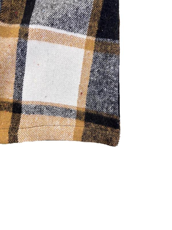 Women's Plaid Print Button Front Lapel Vest Blazer without Sweater, Casual Sleeveless Outerwear for Spring & Fall, Ladies Clothes for Daily Wear