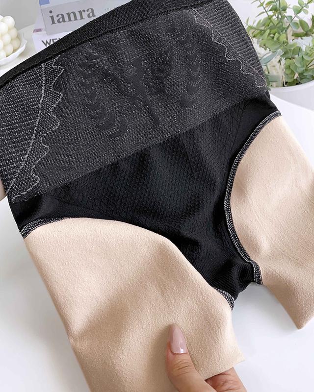 ChicMe Women Transparent Butt Lifting Tight Fleece Lined Thick High Waist Elasticity Thermal Pantyhose Warm Leggings Comfort Womenswear