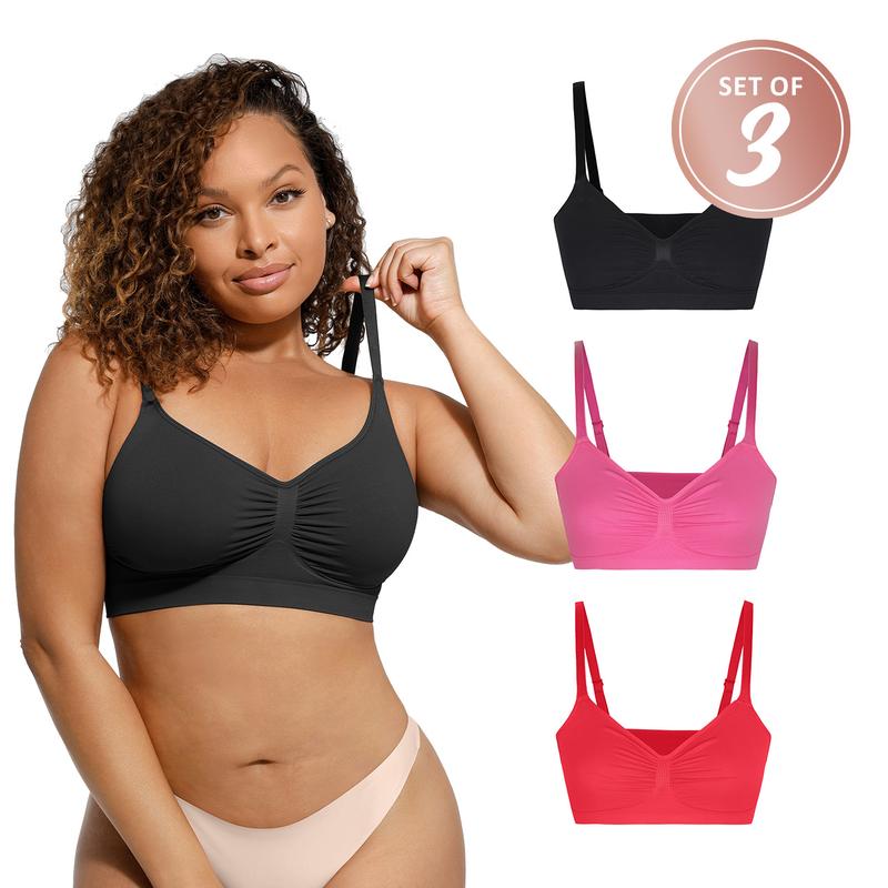 [3-Piece] FeelinGirl WIRELESS Bra  Viral Bralettes Bundle livestream#10