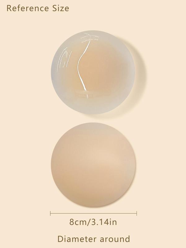 Women's Reusable Silicone Nipple Cover, Invisible Self-adhesive Breast Pasties, Lingerie Accessories for Women