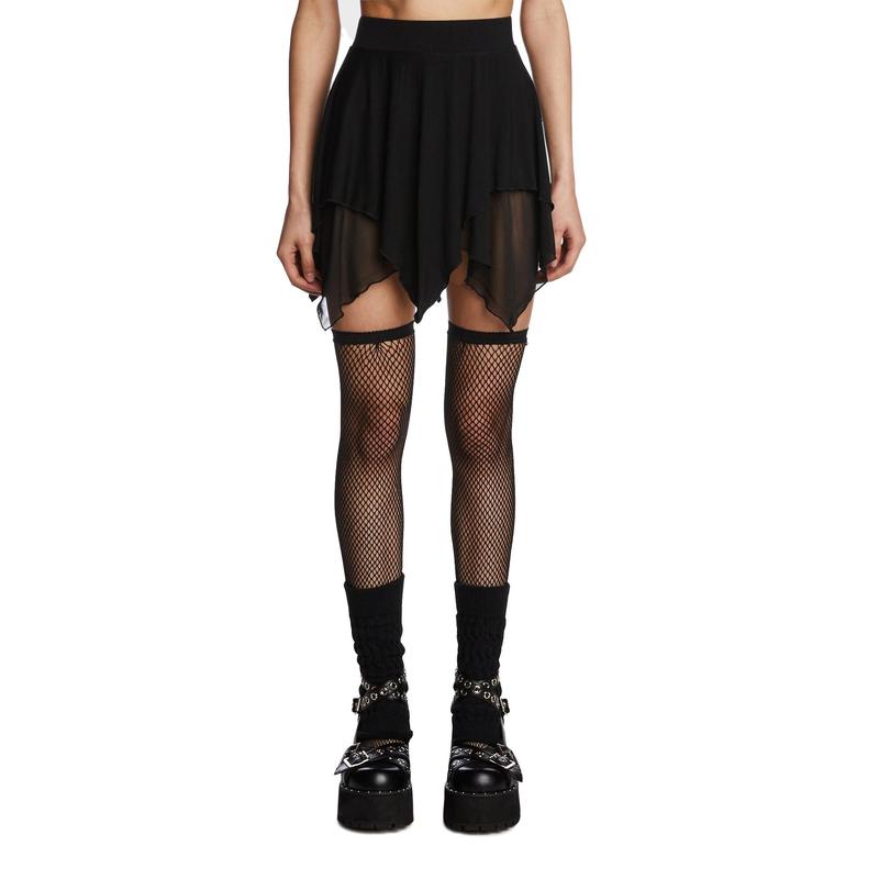 Wait For The Blackout Mini Skirt