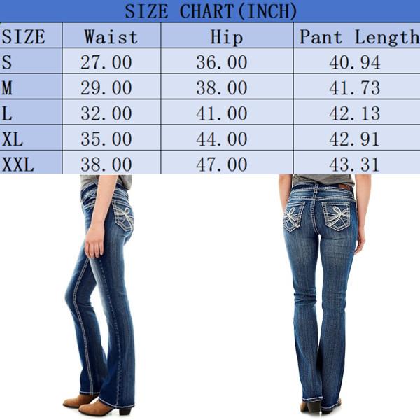 Women's Luscious Curvy Bootcut Mid-Rise Stretch Juniors Jeans for Girl
