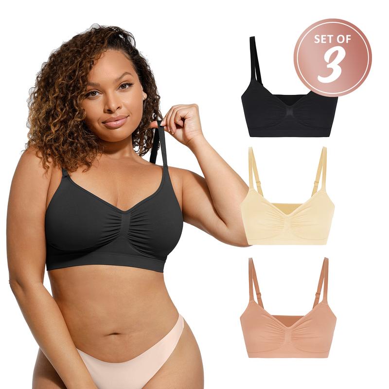 [3-Piece] FeelinGirl WIRELESS Bra  Viral Bralettes Bundle livestream#10