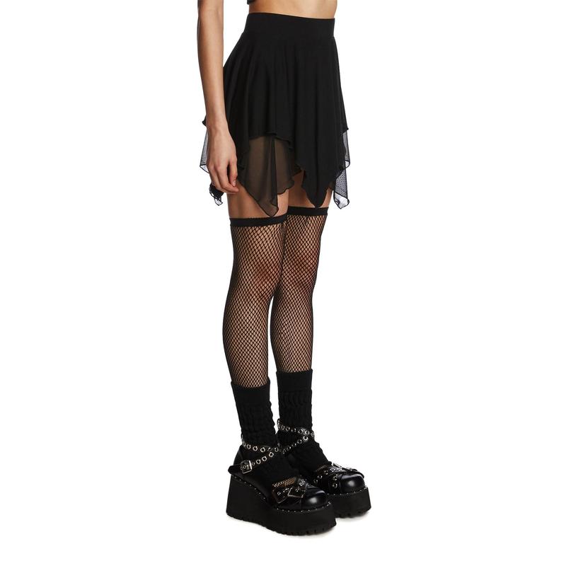 Wait For The Blackout Mini Skirt
