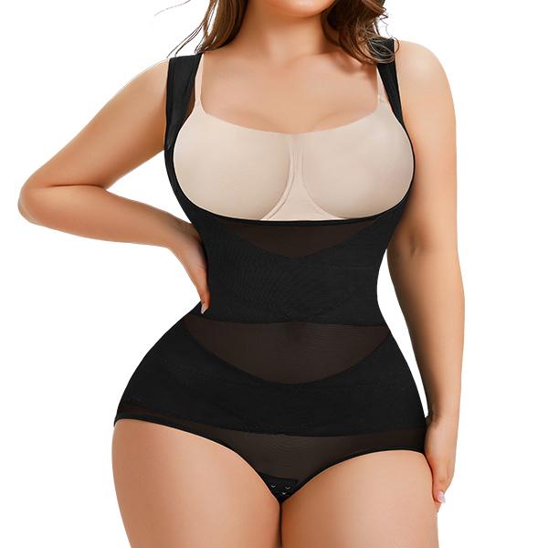 Nebility Women's Bodysuit Mesh Breathable Shapewear