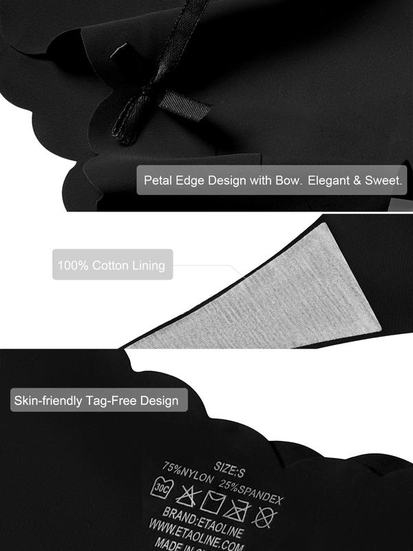 ETAOLINE Seamless Thongs for Women No Show Panties Invisible Underwear Multiple Pack Comfortable Soft highcut underwear Womenswear Elegant Sexy Lingerie Minimalist