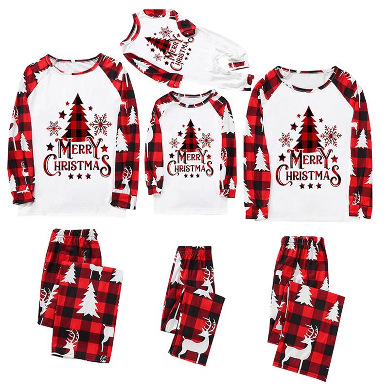 Christmas Pajamas for Family Matching Family Christmas Pajamas Set PJS Holiday Xmas Family Jammies Sleepwear