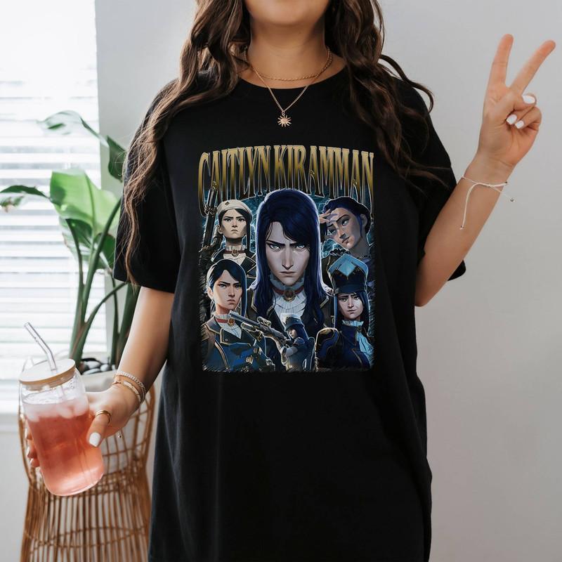 Arcane Movie Caitlyn Kiramman Shirt Gift For Fan Lovers Vintage Shirt Style Bootleg Rap