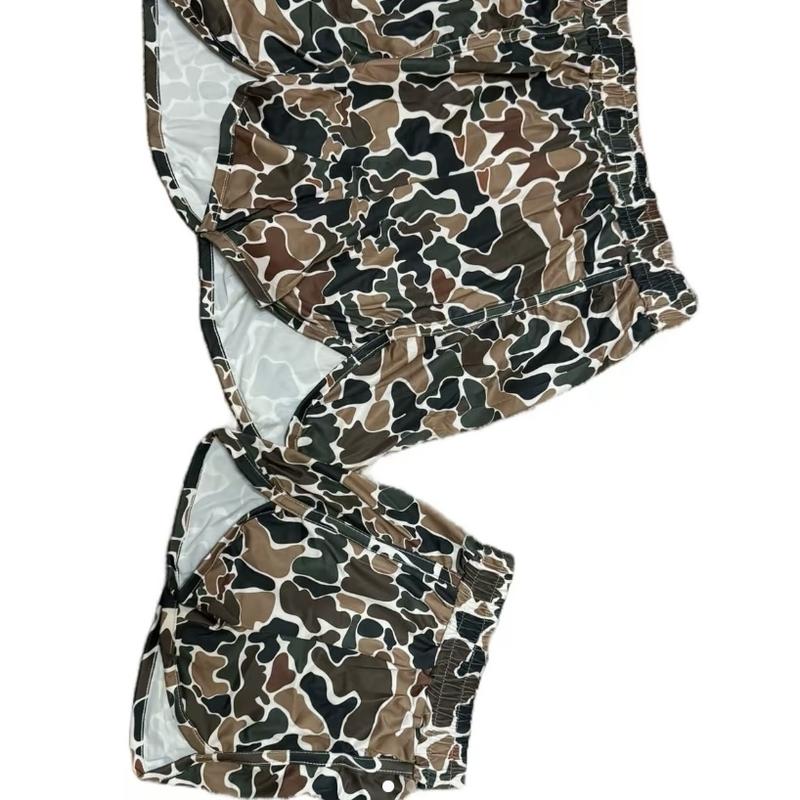 Hi Waisted Women Camo shorts asal  pink