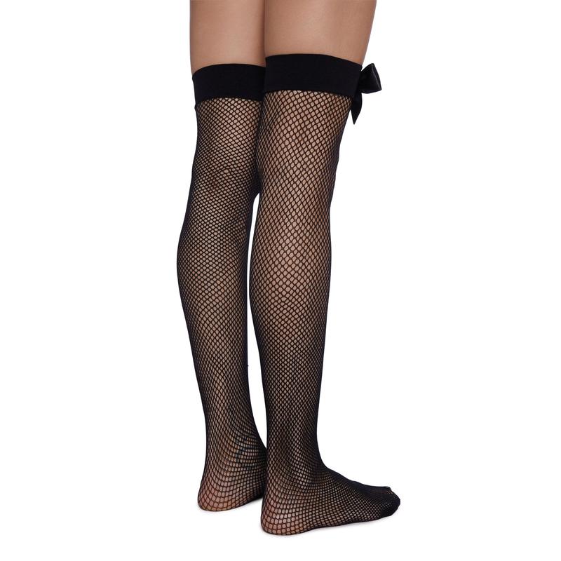 Runway Model Thigh Highs - Black