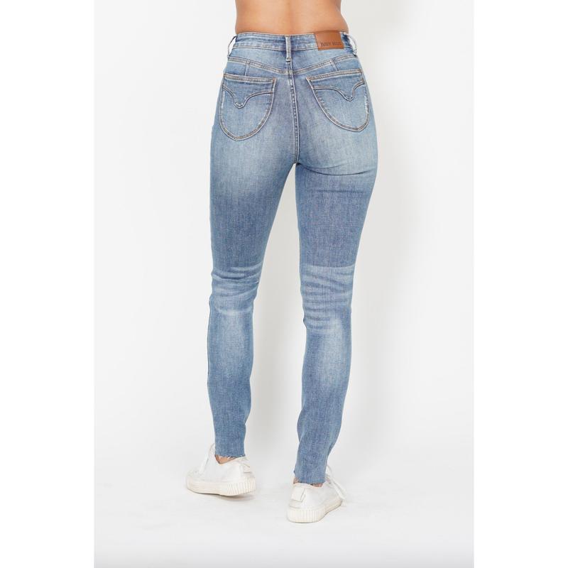 Judy Blue Tummy Control Shield Pocket Skinny Jeans