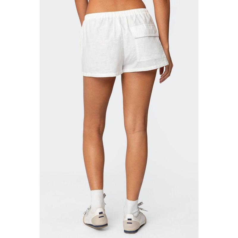 Leslie Linen Look Shorts