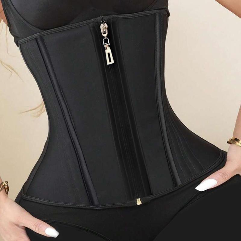 Women's Adjustable Zipper Girdle, 1 Count High Elasticity Tummy Tuck Shaping Belt, All Season Women's Belly Controller, Fitness Equipment, Christmas Gift