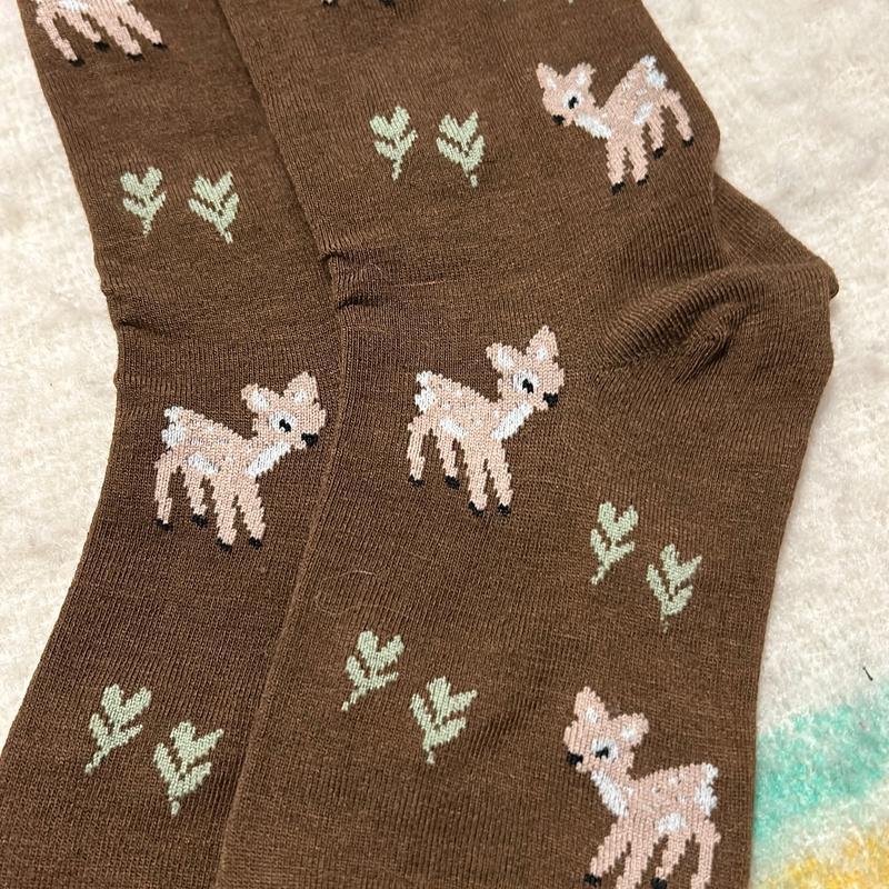 Deer Patterned Socks