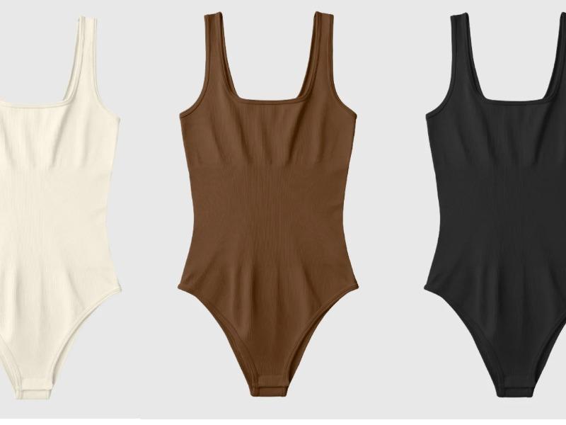 Revengebody Snatched Bodysuit , Style: Original , Combo 3  Color Ebony , Mocha , Cream