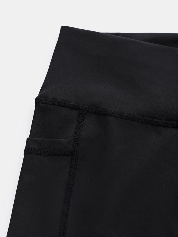 YOZY Women's Letter Print High Waist Leggings, Casual Comfy Breathable Skinny Pants for Daily Wear, Ladies Bottoms for All Seasons