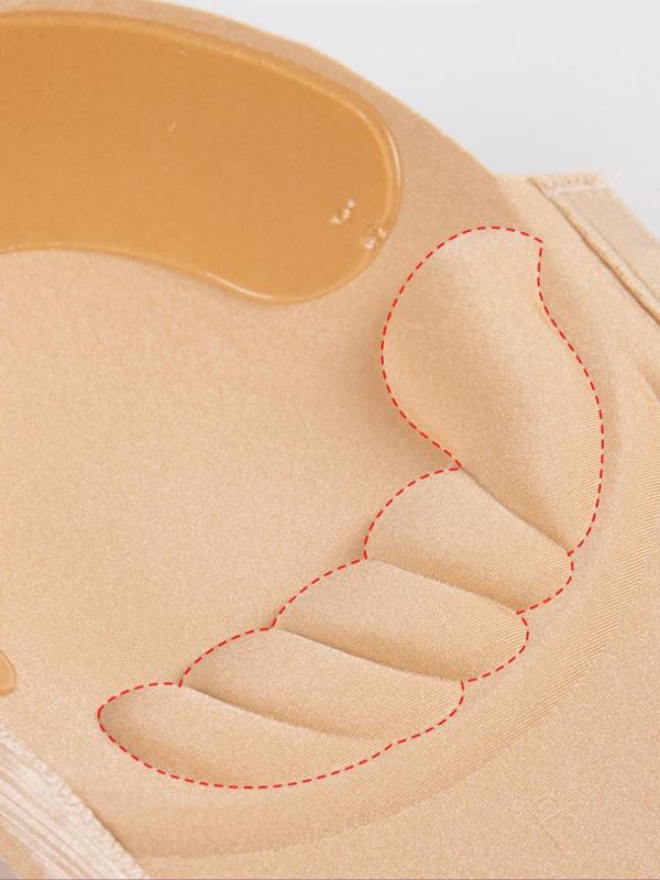 Women's Solid Self Adhesive Bra,    Comfy & Breathable Push Up Plunge Invisible Bra for Backless Dress, Women's Lingerie & Underwear for All Seasons