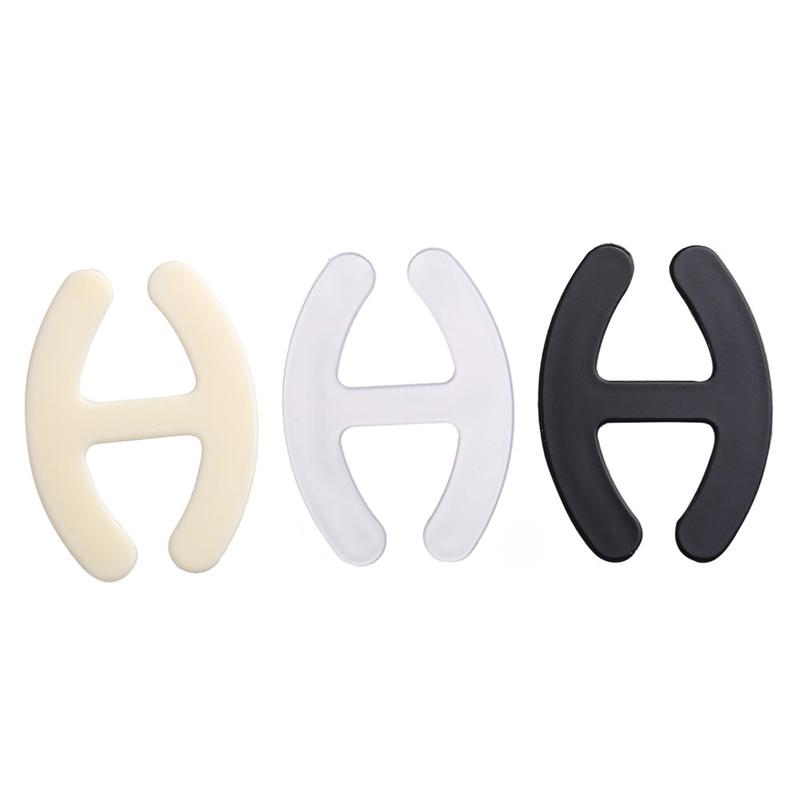 Women's 12pcs Plain Bra Strap Clip, Anti-slip Plastic Bra Accessories, Lingerie Accessories for Daily Wear