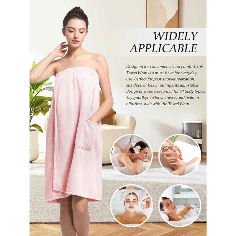 Women's Soft Wrap Towel Full Length,Fluffy Bath Robe After Shower Female Plush Long,Spa Bathrobes Lightweight With Pockets Womenswear Gowns