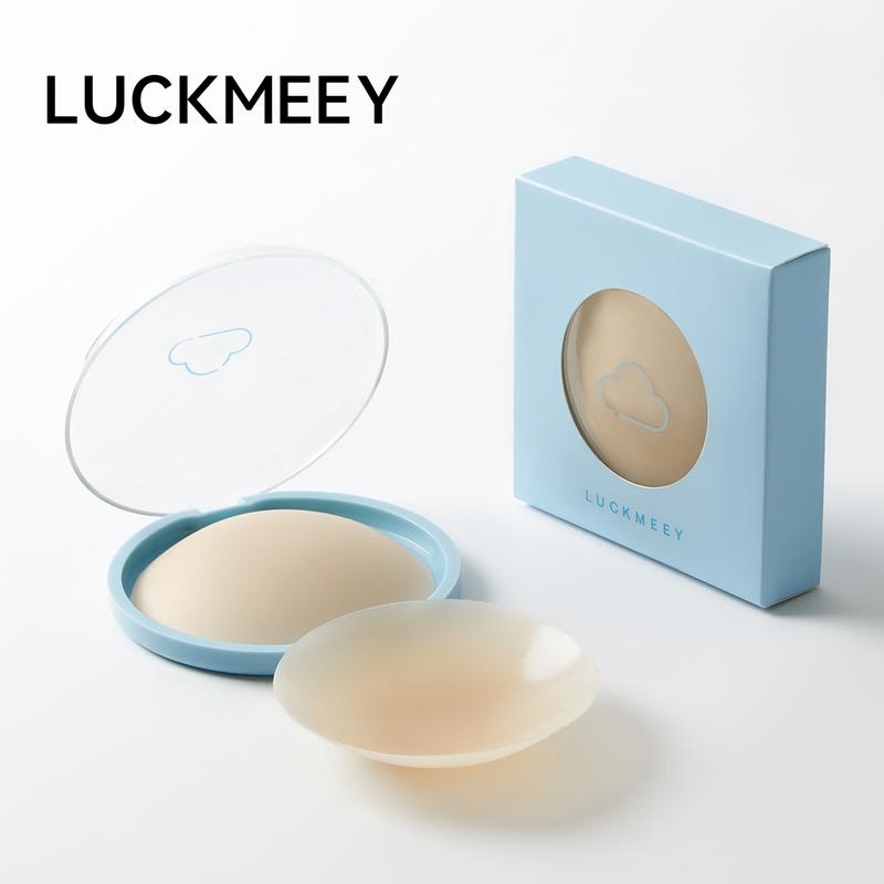 LUCKMEEY Women's Reusable Nipple Covers, Invisible Self-adhesive Breast Pasties,Lingerie Accessories for Women, 2024 Womenswear Underwear Lady Comfort Christmas
