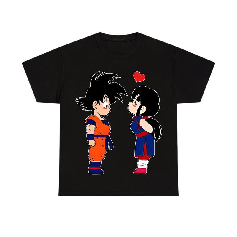 Gokuu And Chichii Shirt, Dragonn Ball Couple T-shirt, Gift For Her For Him, Gokuu Shirt, Dragonn Ball Z Fans Gift