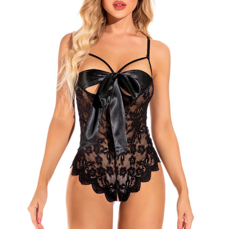 Sexy Lingerie Sexy Siamese Underwear Lace Hollow-out Tight Underwear Hot Wholesale Fabric Women