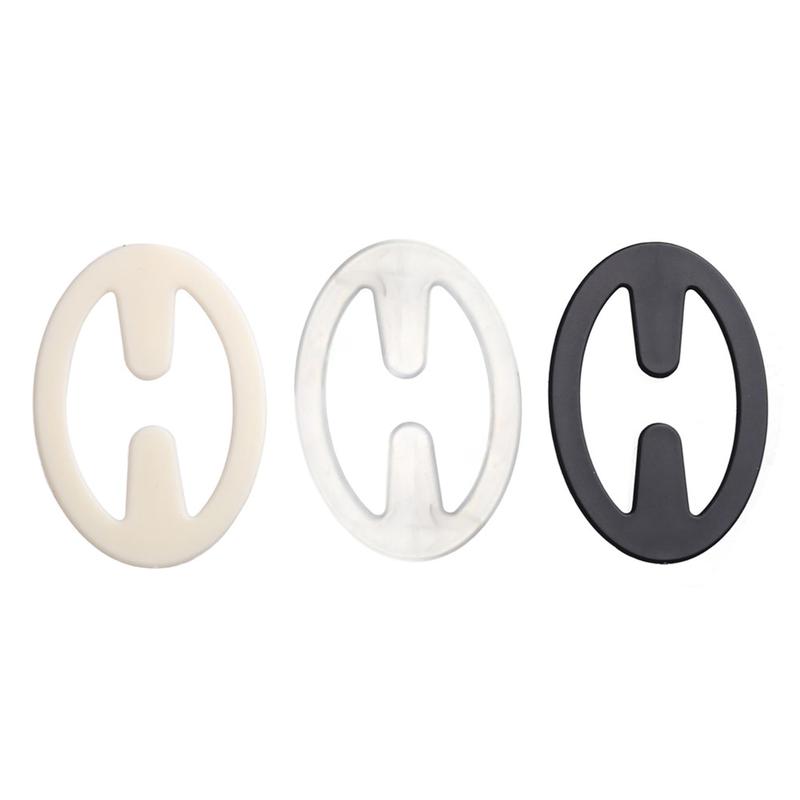 Women's 12pcs Plain Bra Strap Clip, Anti-slip Plastic Bra Accessories, Lingerie Accessories for Daily Wear