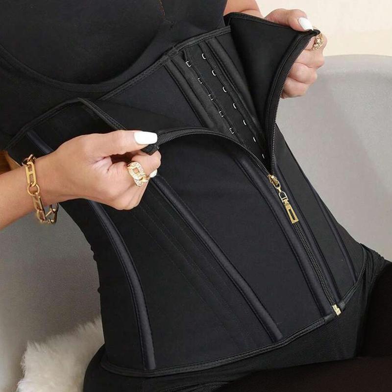 Women's Adjustable Zipper Girdle, 1 Count High Elasticity Tummy Tuck Shaping Belt, All Season Women's Belly Controller, Fitness Equipment, Christmas Gift