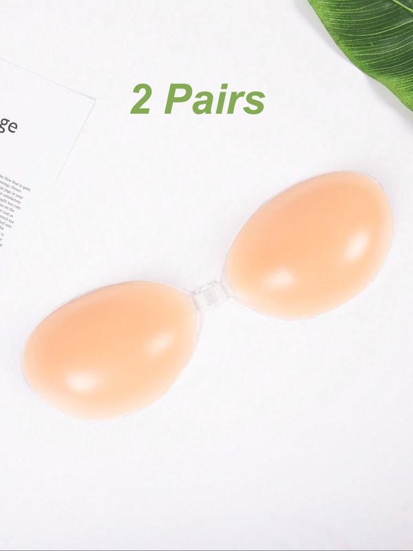 Women's Silicone Strapless Push Up Bra, Comfortable Invisible Buckle Front Bra for All Seasons, Lingerie Accessories for Women