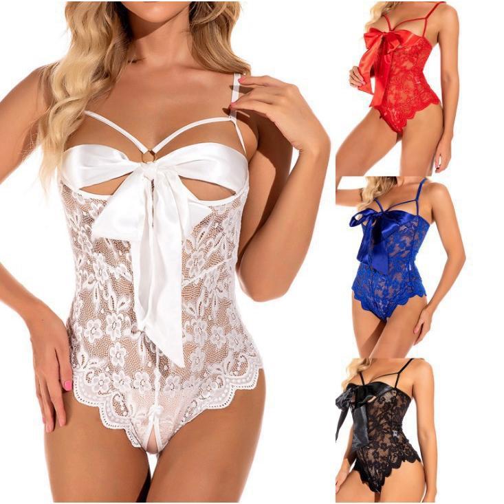 Sexy Lingerie Sexy Siamese Underwear Lace Hollow-out Tight Underwear Hot Wholesale Fabric Women