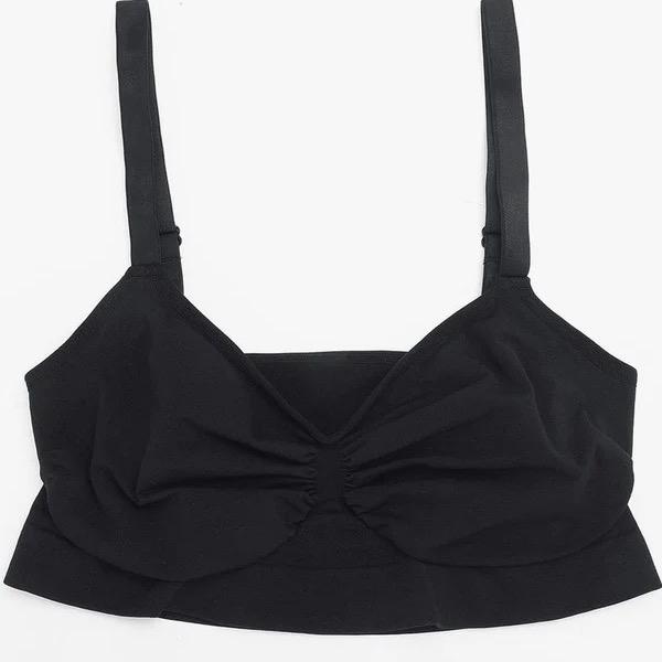 3 in 1 Wireless Women's Bra - No Wire Bralette for Everyday Comfort - Black, Brown and Pink - Womenswear