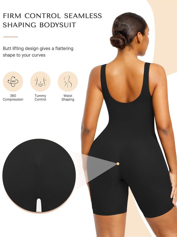 2Pcs Shapewear Bodysuit for Women, Tummy Control V Neck Butt Lifting Bodycon Romper, Backless Seamless Sexy One Piece Shorts, Black Friday All Saints' Day Chrismas