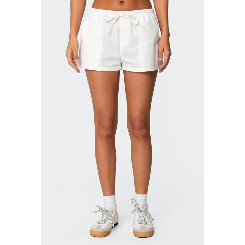 Leslie Linen Look Shorts