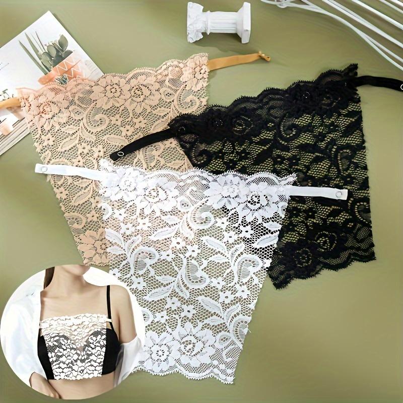 3pcs Elegant Floral Bra Pads – Soft & Breathable Lace Inserts for Lingerie, Anti-Glare & Comfortable, Enhance Shape & Lift, Fashionable & Discreet, Ideal for Women’s Bras & Underwear